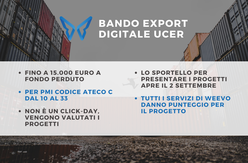  15.000 euro a fondo perduto per l’Export Digitale in Emilia-Romagna